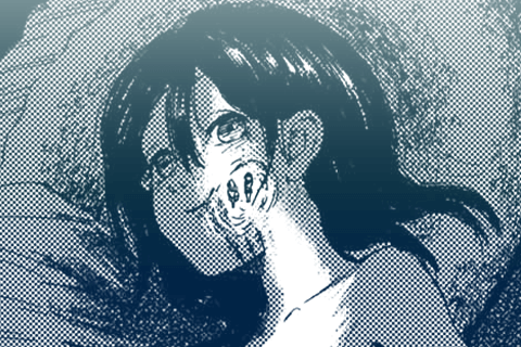 二人は水の中