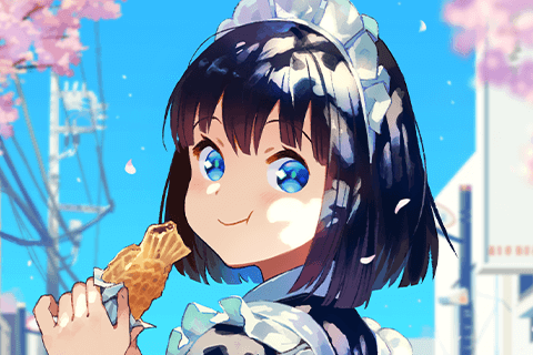 メイドさんは食べるだけ