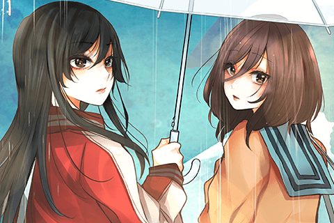 雨夜の月