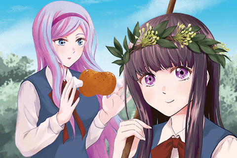 あ! 野生のお嬢様がとびだしてきた!!