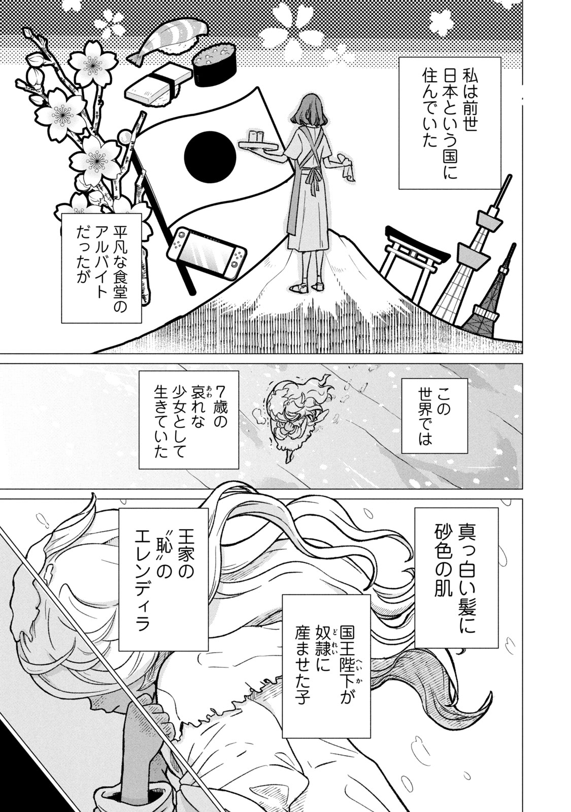千夜千食物語　～敗国の姫ですが氷の皇子殿下がどうも溺愛してくれています～