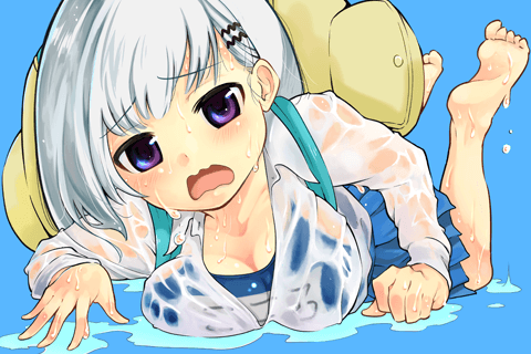心配ちゃんは今日も汗だく