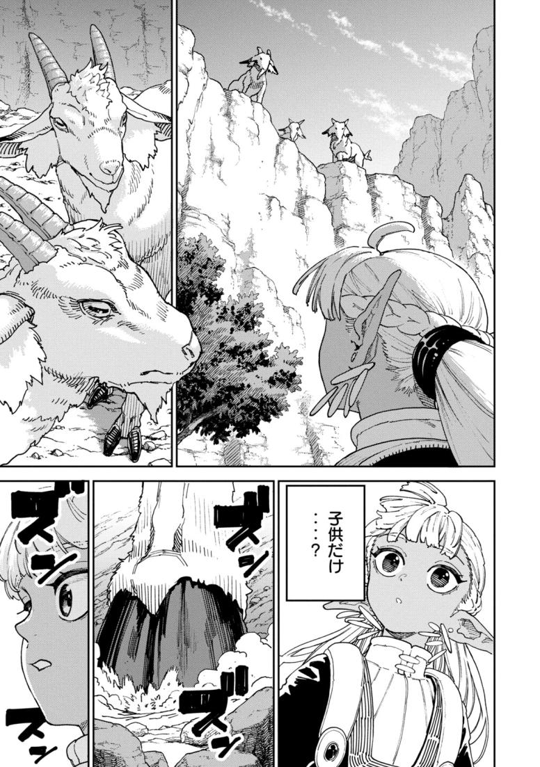 魔力枯れのダークエルフ